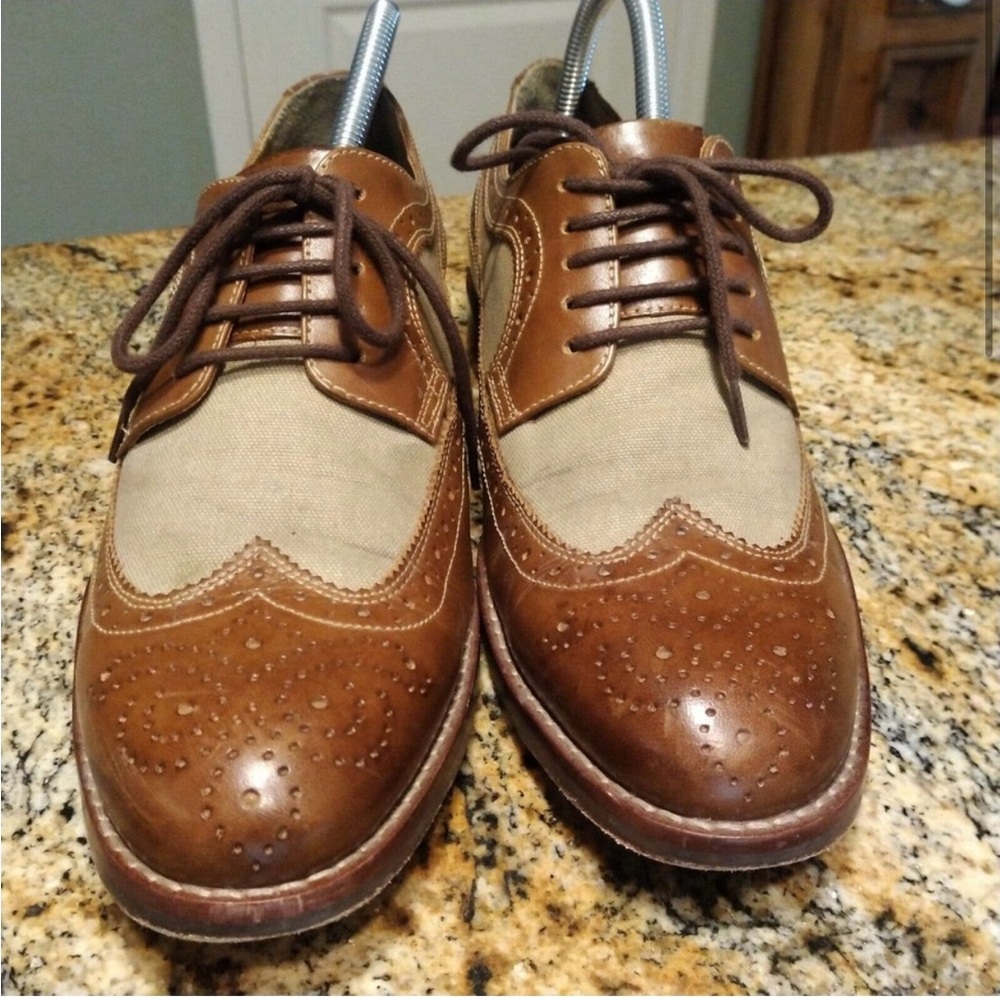 Johnston & Murphy Men's Conard Saddle Tan Dark Br… - image 2